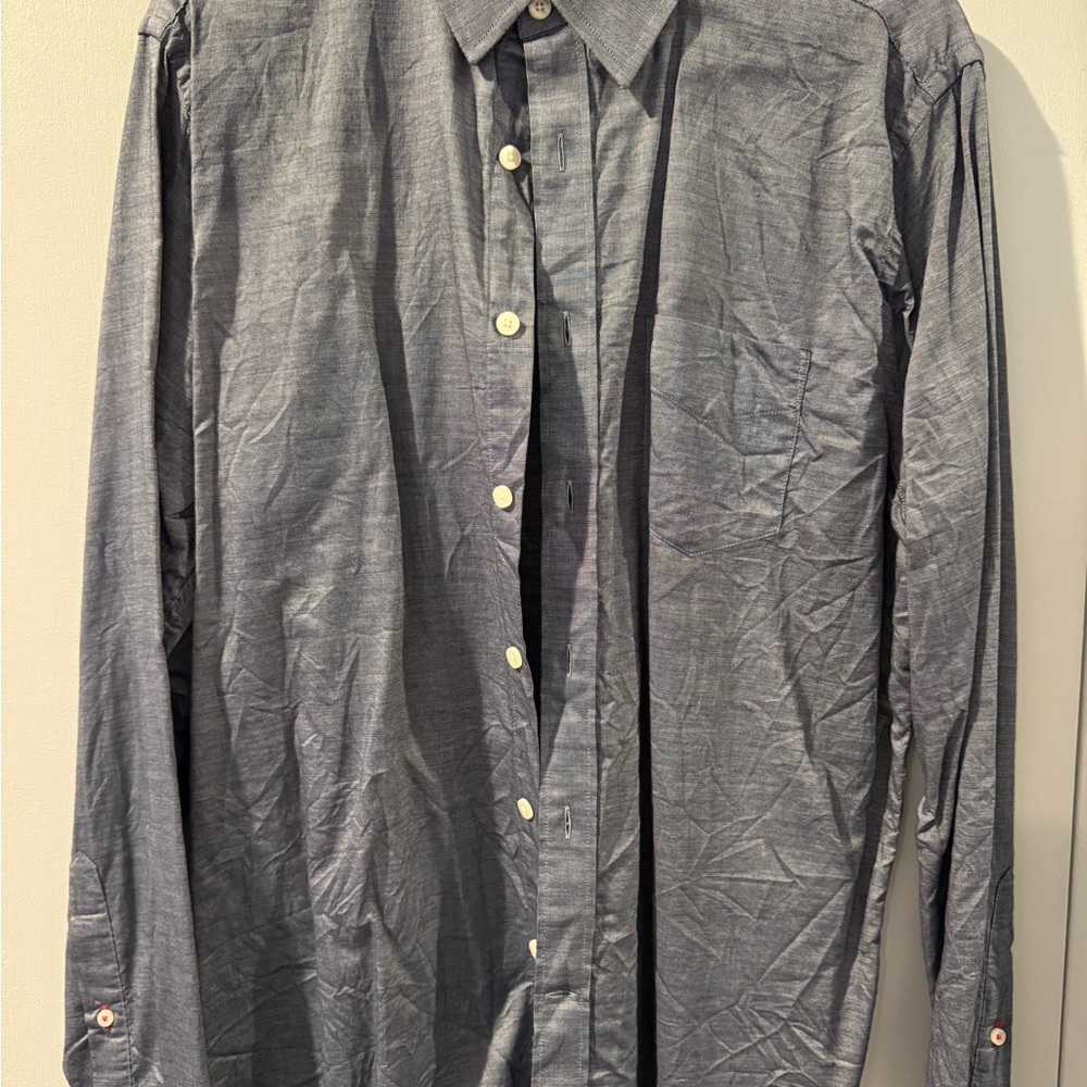 UNTUCKit Men's Charcoal Dress Shirt